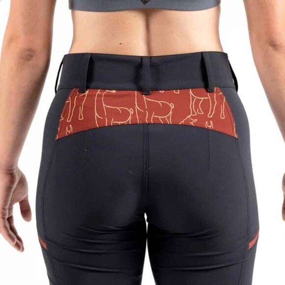 Wild Rye Freyah Soft Shell Bike Pant in Terracotta NWT Women Size 12 $189 MSRP - Picture 4 of 16